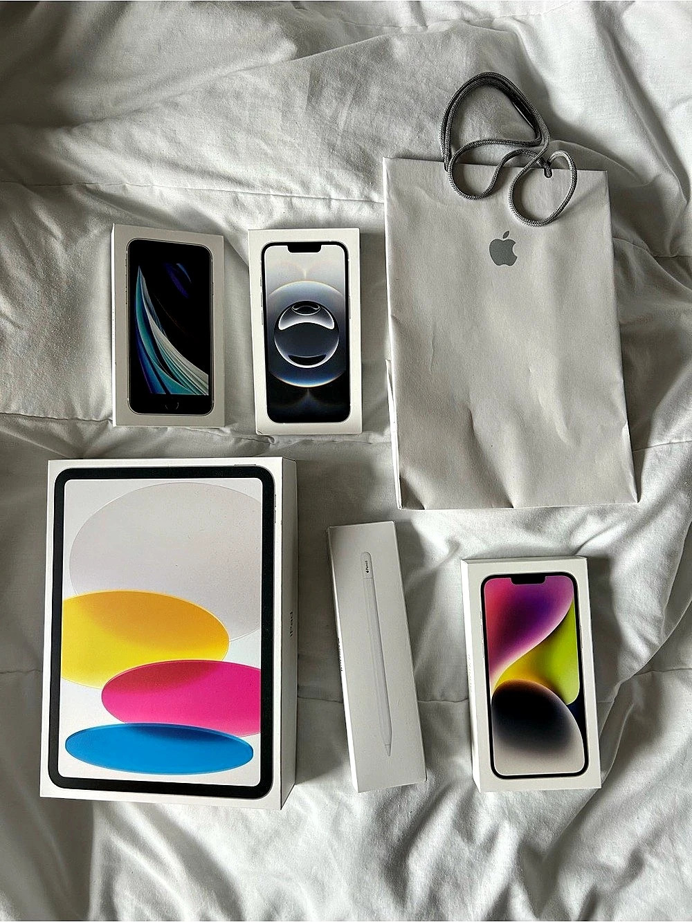 Apple iPhone, iPad, and pencil BOXES ONLY